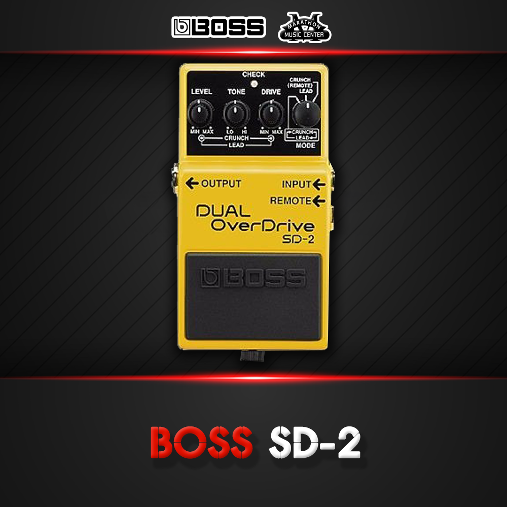 เอฟเฟกกีตาร์ BOSS SD-2 - ขอนแก่น มาราธอน ศูนย์รวมเครื่องดนตรีใหญ่